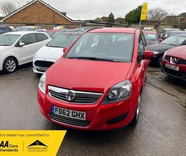 VAUXHALL ZAFIRA 2012 - EXCLUSIV 5-DOOR