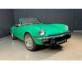 TRIUMPH SPITFIRE 1977 TRIUMPH SPITFIRE VERT MANUEL, 4 VITESSES CONDUITE À...
