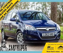 VAUXHALL ZAFIRA VAUXHALL ZAFIRA 1.6 16V DESIGN MPV 5DR PETROL MANUAL EURO 5 (SNAV) (115 PS) MPV 2012, 57435 MILES, £3750 - 32892370 - EXCHANGEANDMART.CO.UK