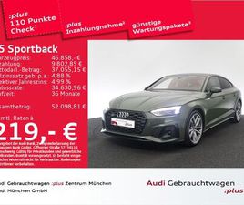 AUDI S5 SPORTBACK TDI CARBON/HUD/B&O/AHK/MATRIX/KAMER