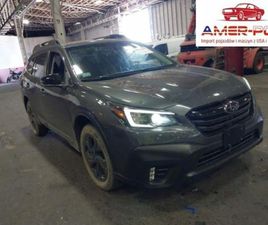SUBARU OUTBACK SUBARU OUTBACK ONYX EDITION XT 2022 2.4L 2.4 BENZYNA 260KM