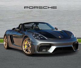 PORSCHE 718 BOXSTER SPYDER RS 4.0 RS SPYDER PDK EURO 6 (START/STOP) 2DR