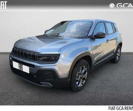 JEEP AVENGER ELECTRIQUE 156CH 115KW LONGITUDE