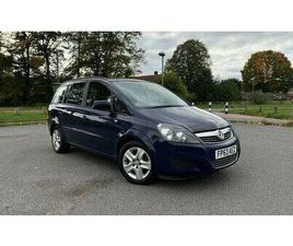 2013 VAUXHALL ZAFIRA 1.6 EXCLUSIV