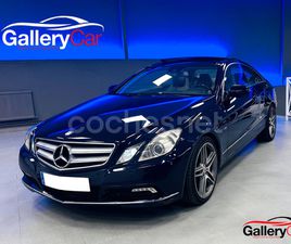MERCEDES CLASSE E E 350 MERCEDES-BENZ CLASE E COUPE E 350 CDI BLUE EFFICIENCY AVANTG.