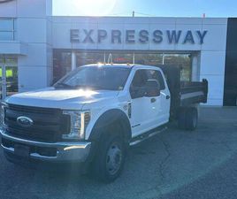 FORD F 550 USED 2019 FORD F-550 DUMP BOX, DIESEL, CLOTH, XL TRIM!
