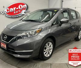 USED 2018 NISSAN VERSA NOTE SV | AUTOMATIC | REAR CAM | HTD SEATS | BLUETOOTH