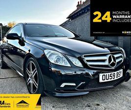 2009 MERCEDES-BENZ E CLASS 5.5 E500 V8 SPORT G-TRONIC EURO 5 2DR COUPE PETROL AUTOMATIC