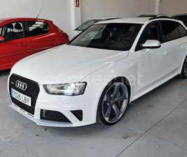 AUDI A4 AVANT RS4 CERTIFICACIÓN DEL VEHÍCULO