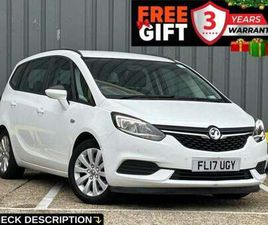 2017 VAUXHALL ZAFIRA TOURER CDTI ECOFLEX DESIGN MPV 1.6 MANUAL DIESEL MPV DIESEL MANUAL