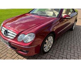 MERCEDES CLK 2008 MERCEDES CLK CLASS ROUGE FONCÉ AUTOMATIQUE, 7+ VITES...