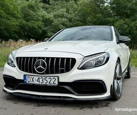 MERCEDES-BENZ C63 AMG 2018 4.0 Z V8 BITURBO 510 KONI ZAMIANA LÓDŹ - SPRZEDAJEMY.PL