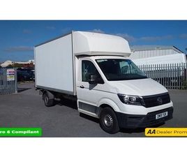 VOLKSWAGEN CRAFTER WHITE 2.0 TDI CR35 LUTON, 89,000 MILES, 1 OWNER, EURO 6 ULEZ, 6-SPEED, BLUETOOTH, ELECTRIC TAIL LIFT