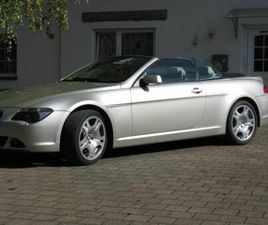 BMW 630I E64 SEHR SELTENER 6 GANG HANDSCHALTER IN MINERALSILBER-M