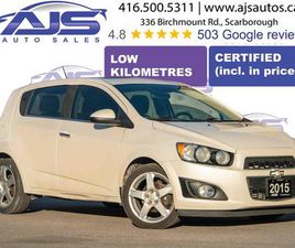 CHEVROLET SONIC USED 2015 CHEVROLET SONIC LTZ