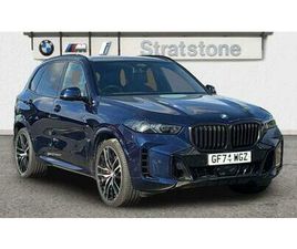 2025 BMW X5 XDRIVE30D MHT M SPORT 5DR AUTO [7 SEAT] SUV DIESEL AUTOMATIC