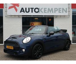 MINI CABRIO COOPER S MINI COOPER S MINI CABRIO 2.0 CHILI SERIOUS BUSINESS LEER|NAVI|STOELVERWARMING|PARK-ASSIST|ZEER COMPLEET