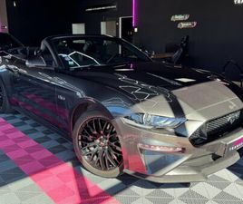 FORD MUSTANG CABRIO FORD MUSTANG CONVERTIBLE V8 450 CH 5.0 GT PH2 ~ CAMÉRA ~ SIÈGES CHAUFFANTS / VENTILÉS ~ PACK CARBONE ~ RÉVISION OK