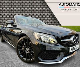 MERCEDES C-CLASS CABRIOLET C 200 2018 (67) - 2.0 C200 AMG LINE CABRIOLET 2DR PETROL G-TRONIC+ EURO 6 (START/STOP) (184 PS)