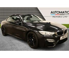 BMW 4 SERIES CABRIOLET M4 2015 (15) - 3.0 BITURBO CONVERTIBLE 2DR PETROL DCT EURO 6 (START/STOP) (431 PS)