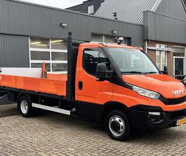 IVECO DAILY 35C15 2.3 375 TREKHAAK 3500KG LAADKLEP 500KG OPEN LAADBAK PICK-UP EURO 5 BPM VRIJ BAKWAGEN P-UP 1E EIGENAAR DEALER ONDERHOUDEN