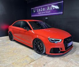 AUDI A3 BERLINA RS3 AUDI RS3 BERLINE 8V2 DAZA 2.5 TFSI 400CH - PACK RS / CÉRAMIQUE SIÈGES DIAMANT B&O ROUGE CATALUNYA