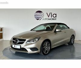 MERCEDES CLASSE E CABRIOLET E 200 MERCEDES CLASSE E CABRIOLET E 200 184 EXECUTIVE