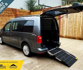 2017 VOLKSWAGEN CADDY MAXI LIFE 5 SEAT AUTO WHEELCHAIR ACCESSIBLE DISABLED ACCESS VEHICLE WAV MPV...