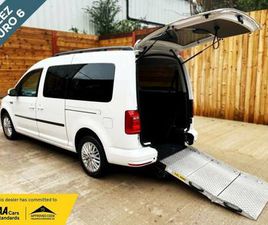 2019 VOLKSWAGEN CADDY MAXI LIFE 5 SEAT AUTO WHEELCHAIR ACCESSIBLE DISABLED ACCESS VEHICLE WAV MPV...