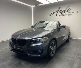 BMW SERIE 2 CABRIO 218 BMW SÉRIE 2 218 CABRIOLET *PACK SPORT*SIEGE CHAUFF*1 PROP*GARANTIE