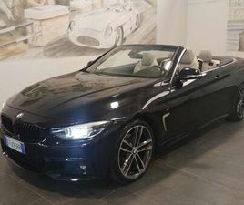 BMW SERIE 4 CABRIO 420 BMW 420D CABRIO MSPORT - INDIVIDUAL - TAGLIANDI BMW - GARANZIA