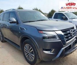 NISSAN ARMADA 2022, 5.6L, 4X4, SL, OD UBEZPIECZALNI 5.6 BENZYNA 400KM