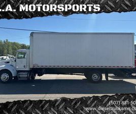 PETERBILT 337 2016 PETERBILT 337 26' BOX W/LIFT GATE AUTOMATIC PX7 DIESEL ENGINE