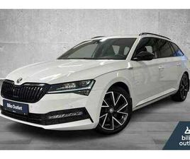 ŠKODA SUPERB STASJONSVOGN 200HK, TDI, 4X4, SPORTLINE, WEBASTO, ADAPTIV CRUISE++ 2022 HVIT