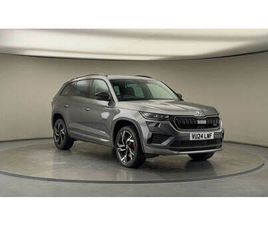SKODA KODIAQ RS 2024 SKODA KODIAQ 2.0 TSI VRS SUV 5DR PETROL DSG 4WD EURO 6 (START/STOP) (7 SEAT) (245 PS) SUV PETROL AU...