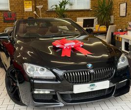 BMW SERIE 6 CABRIO 640 2015 BMW 6 SERIES 3.0TD 640D M SPORT CONVERTIBLE 2D