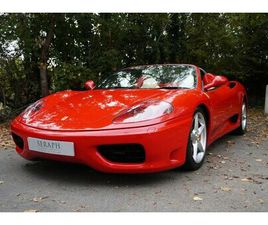 FERRARI 360 MODENA SPIDER 2004 (04) - 3.6 SPIDER 2DR PETROL MANUAL (440 G/KM, 400 BHP)