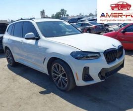 BMW X3 SDRIVE30I 2022 2.0L 2.0 BENZYNA 248KM
