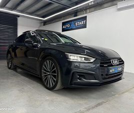 AUDI A5 SPORTBACK QUATTRO S-LINE + BLACK SHADOW TDI 286CV TOIT OUVRANT/CAMÉRA360/CARPLAY/CUIR CHAUFFANTS/MASSANTS