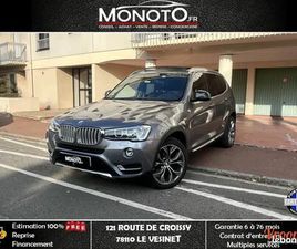 BMW X3 2.0D BMW X3 X-LINE 2.0D 190CH BOÎTE AUTO TOIT OUVRANT SIEGES ELEC CHAUFF. CAMERA ENTRETIEN BMW