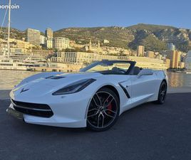 CORVETTE C7 CABRIO STINGRAY CHEVROLET CORVETTE C7 CABRIOLET 6.2 V8 466 CH / STINGRAY / ETAT EXCEPTIONNEL / PACK CARBONE / PACK BOSE FULL OTPIONS BVM