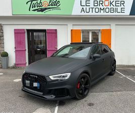 AUDI RS3 SPORTBACK – 2.5 TFSI 400CH QUATTRO S-TRONIC 7 – SPORT & ÉLÉGANCE
