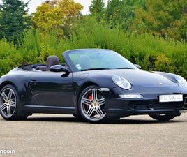 PORSCHE 997.1 4S CABRIOLET BOITE MÉCA NOIRE BASALTE INTÉRIEUR FULL CUIR COCOA SIÈGES CHAUFFANTS ÉLECTRIQUES À MÉMOIRE PACK CHRONO SPORT ECHAPPEMENT SPORT À VALV