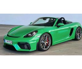 PORSCHE 718 BOXSTER SPYDER PORSCHE 718 SPYDER CABRIO BOXSTER PYTHONGRÜN
