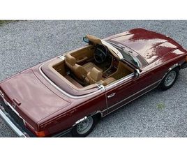 MERCEDES SL 380 SL MERCEDES 380 SL R107 ORIENT RED - 1983 A VENDRE