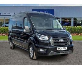 2025 FORD TRANSIT 350 LIMITED L3 H2 LWB MEDIUM ROOF FWD 2.0 ECOBLUE 165PS MANUAL PANEL VAN DIESEL...