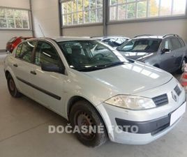 RENAULT MÉGANE, 1.6I, 1.MAJ,ČR, TZ, SEDAN, BENZÍN