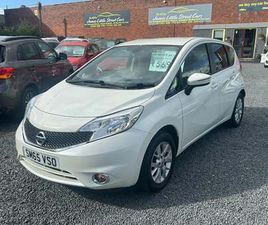 NISSAN NOTE 2015 NISSAN NOTE 1.2 ACENTA PREMIUM 5DR MPV PETROL MANUAL