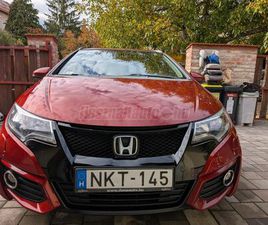 HONDA CIVIC TOURER HONDA CIVIC TOURER 1.8 EXECUTIVE (AUTOMATA) FULL EXTRA. BŐR. NAGY NAVI. MAGYARORSZÁGI MAGÁNSZEMÉLY VÉGIG SZERVIZELT