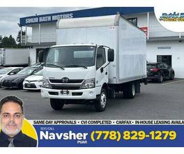 HINO MOTORS 195 2020 HINO 195 20' DRY BOX + TUCKAWAY TAILGATE + CALIFORNIA UNIT!